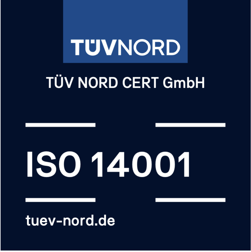 TüVNord Zertifikat ISO 14001